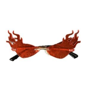 Flame Rave Red Sunglasses
